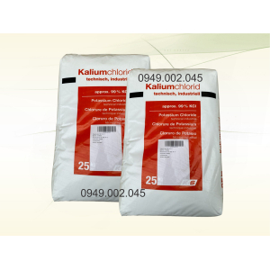 Kali Đức - Potassium Chloride (Kali trắng) bổ sung khoáng chất cần thiết cho tôm cá